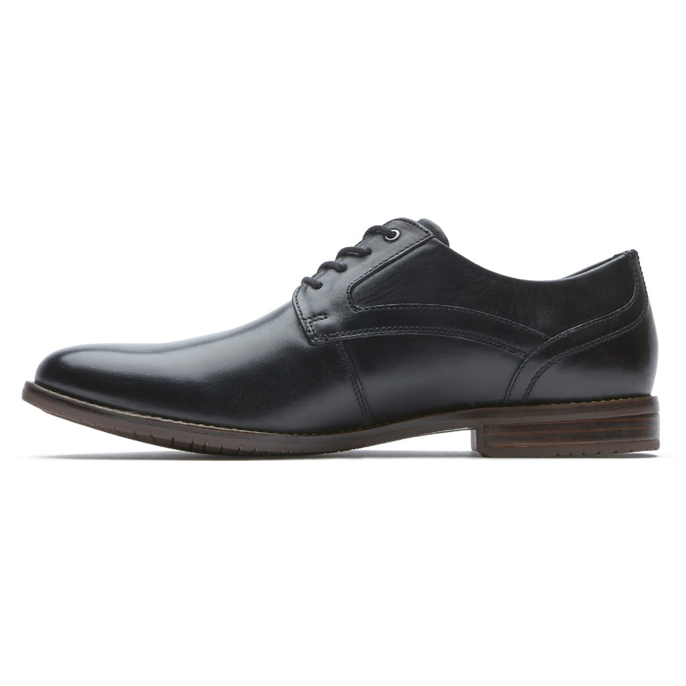 Oxfords Rockport Homem Pretas - Style Purpose 3 Plain Toe - 02497PDZY